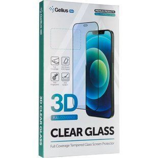 Защитное стекло для Poco M6 4G Gelius Pro 3D Черное