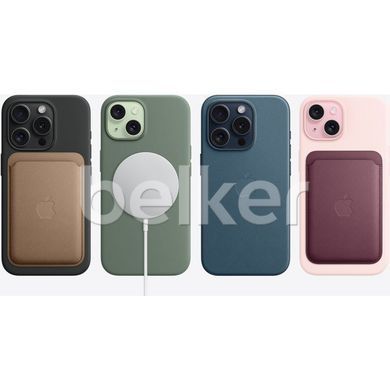 Чехол для iPhone 15 Pro FineWoven Case with MagSafe Черный смотреть фото | belker.com.ua