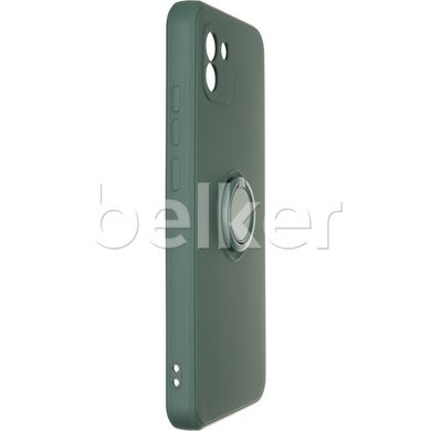 Чехол для Samsung Galaxy A03 (A035) Gelius Ring Holder Case с кольцом Зелёный смотреть фото | belker.com.ua