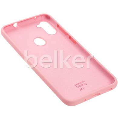 Чехол для Samsung Galaxy M11 (M115) Silicone Case Розовый смотреть фото | belker.com.ua