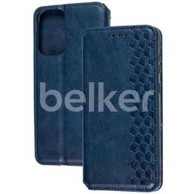 Чехол книжка для Samsung Galaxy A73 (A736) Getman case Cubic Синий