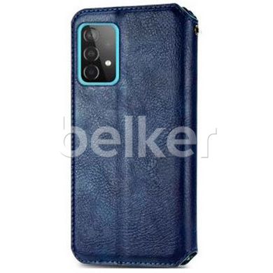 Чехол книжка для Samsung Galaxy A73 (A736) Getman case Cubic Синий