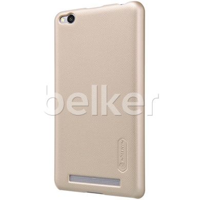 Пластиковый чехол для Xiaomi Redmi 3 Nillkin Frosted Shield Золотой смотреть фото | belker.com.ua