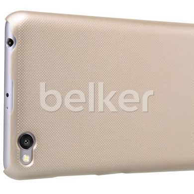 Пластиковый чехол для Xiaomi Redmi 3 Nillkin Frosted Shield Золотой смотреть фото | belker.com.ua