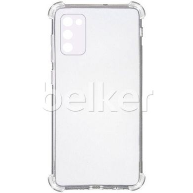 Противоударный силиконовый чехол для Samsung Galaxy A02s (A025) Transparent Armour case Прозрачный Прозрачный смотреть фото | belker.com.ua