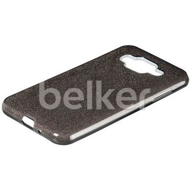 Силиконовый чехол для Samsung Galaxy J7 2015 J700 Remax Glitter Silicon Черный смотреть фото | belker.com.ua