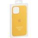 Чехол для iPhone 12 Pro Max Silicone Case with MagSafe (AAA) Жёлтый смотреть фото | belker.com.ua