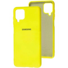Оригинальный чехол для Samsung Galaxy A12 (SM-A125) Soft case Жёлтый смотреть фото | belker.com.ua