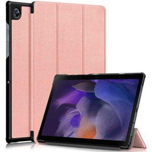 Чехол для Samsung Galaxy Tab A11 8.7 (SM-X130/135) Moko кожаный Розовое золото