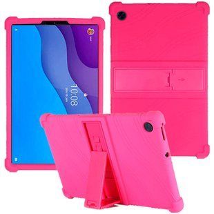 Противоударный чехол для Lenovo Tab M10 HD (2nd Gen) X306 Silicone armor Малиновый смотреть фото | belker.com.ua