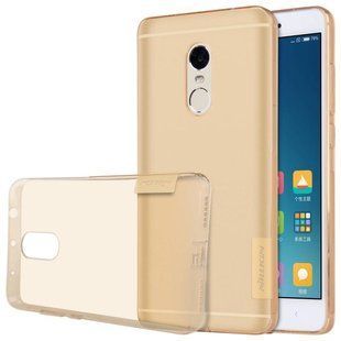 Силиконовый чехол для Xiaomi Redmi Note 4 Nillkin Nature TPU Золотой смотреть фото | belker.com.ua