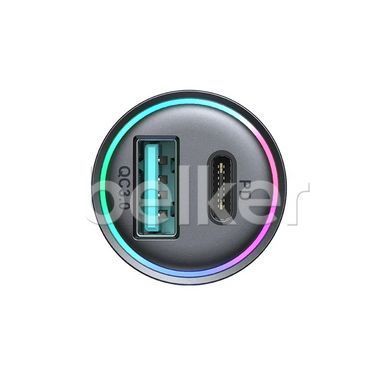 Автомобильное зарядное устройство Joyroom Mini Metal A+C 60W JR-CCN04
