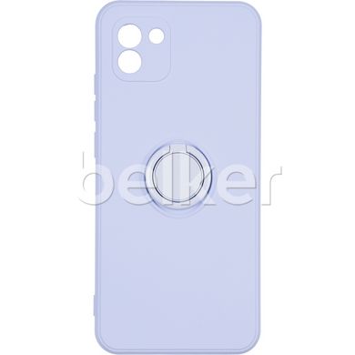 Чехол для Samsung Galaxy A03 (A035) Gelius Ring Holder Case с кольцом Сиреневый смотреть фото | belker.com.ua