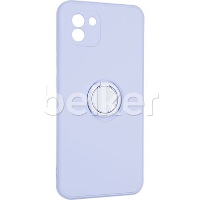 Чехол для Samsung Galaxy A03 (A035) Gelius Ring Holder Case с кольцом Сиреневый смотреть фото | belker.com.ua