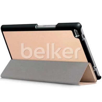 Чехол для Lenovo Tab 4 8.0 TB-8504 Moko кожаный Золотой смотреть фото | belker.com.ua