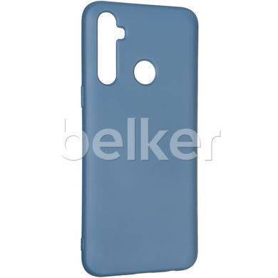 Чехол на Realme 5 Full soft case Синий