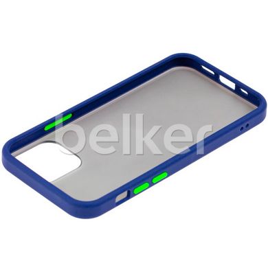 Противоударный чехол для iPhone 12 LikGus Синий смотреть фото | belker.com.ua