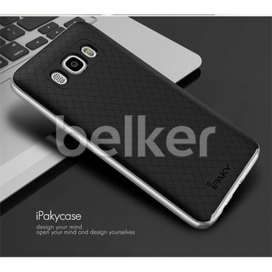 Противоударный чехол для Samsung Galaxy J5 2016 J510 iPaky Carbon TPU Серебристый смотреть фото | belker.com.ua