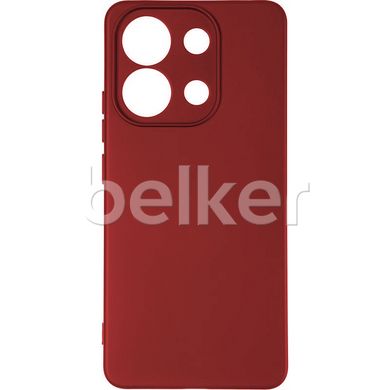 Противоударный чехол для Xiaomi Redmi Note 13 4G Full soft case Бордовый смотреть фото | belker.com.ua