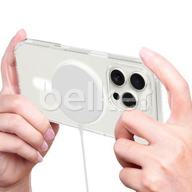Силиконовый чехол на iPhone 16 Pro Max Clear MagSafe Прозрачный
