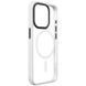 Чехол iPhone 15 Rock Guard Clear with Magnetic Белый смотреть фото | belker.com.ua