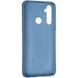 Чехол на Realme 5 Full soft case Синий в магазине belker.com.ua