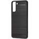 Противоударный чехол для Samsung Galaxy S21 Plus Ultimate carbon case Черный