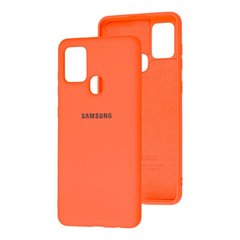 Оригинальный чехол для Samsung Galaxy A21s A217 Soft Case Оранжевый смотреть фото | belker.com.ua