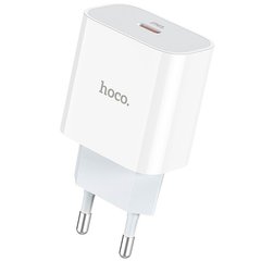Зарядное устройство Hoco C76A USB-C 18W (PD+QC 3.0) Белое