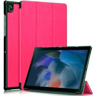 Чехол для Samsung Galaxy Tab A11 8.7 (SM-X130/135) Moko кожаный Малиновый