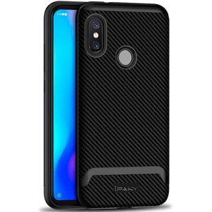 Противоударный чехол для Xiaomi Mi A2 Lite iPaky Carbon TPU Черный смотреть фото | belker.com.ua