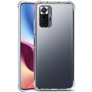 Противоударный силиконовый чехол для Xiaomi Redmi Note 10 Transparent Armour case Прозрачный смотреть фото | belker.com.ua