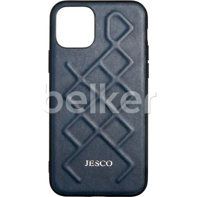 Чехол для iPhone 11 Pro Jesco Leather case Синий смотреть фото | belker.com.ua