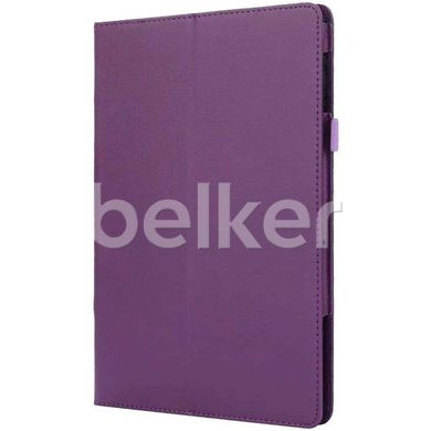 Чехол для Lenovo Tab P10 X705 TTX Case Кожаный Фиолетовый смотреть фото | belker.com.ua