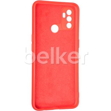 Чехол для Oppo A53 Full soft case Красный