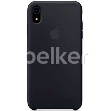 Оригинальный чехол для iPhone XR Silicone Case Черный смотреть фото | belker.com.ua