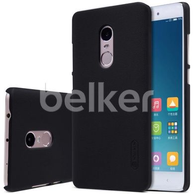 Пластиковый чехол для Xiaomi Redmi Note 4 Nillkin Frosted Shield Черный смотреть фото | belker.com.ua