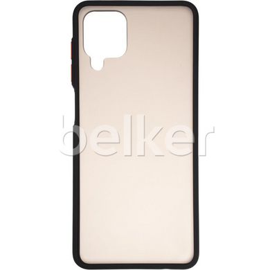 Противоударный чехол для Samsung Galaxy A12 (A125) Gelius Bumper case Черный смотреть фото | belker.com.ua