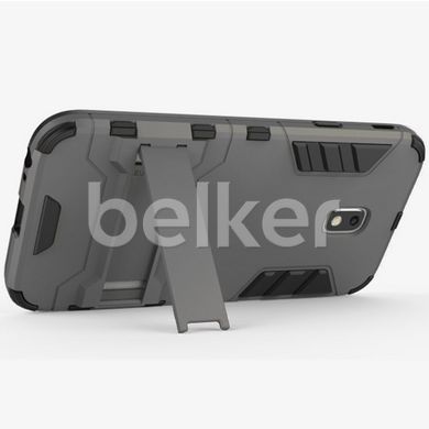 Противоударный чехол для Samsung Galaxy J7 2017 J730 Honor Hard Defence Тёмно-серый смотреть фото | belker.com.ua