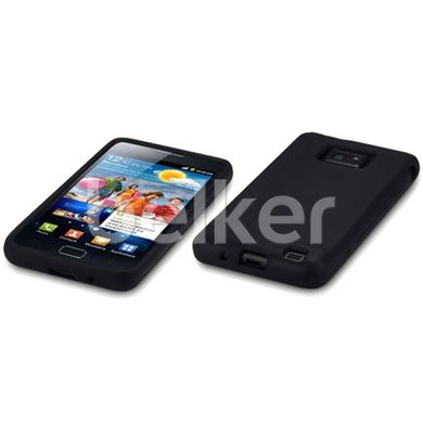 Силиконовый чехол для Samsung Galaxy S2 i9100 Belker Черный Черный смотреть фото | belker.com.ua