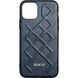 Чехол для iPhone 11 Pro Jesco Leather case Синий в магазине belker.com.ua