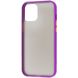 Противоударный чехол для iPhone 12 LikGus Фиолетовый в магазине belker.com.ua