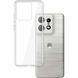 Силиконовый чехол для Motorola Edge 50 Pro ультратонкий Прозрачный
