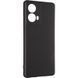 Силиконовый чехол Motorola G85 Full soft case Черный в магазине belker.com.ua