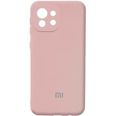 Оригинальный чехол для Xiaomi Mi 11 Lite Soft case Пудра