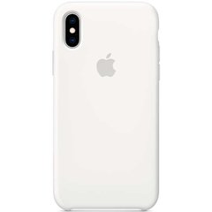 Силиконовый чехол для iPhone Xs Apple Silicone Case Белый смотреть фото | belker.com.ua