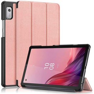 Чехол для Lenovo Tab M9 TB-310FU 2023 Moko кожаный Розовое золото смотреть фото | belker.com.ua