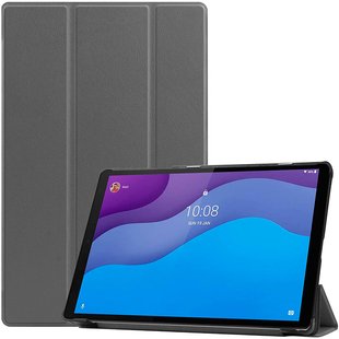 Чехол для Lenovo Tab M10 HD (2nd Gen) X306F Moko кожаный Серый смотреть фото | belker.com.ua