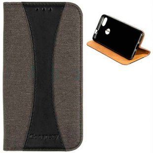 Чехол книжка для Xiaomi Redmi 6 Goospery Canvas Черный смотреть фото | belker.com.ua