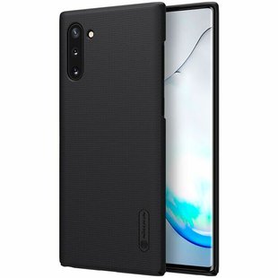 Пластиковый чехол для Samsung Galaxy Note 10 N970 Nillkin Frosted Shield Черный смотреть фото | belker.com.ua